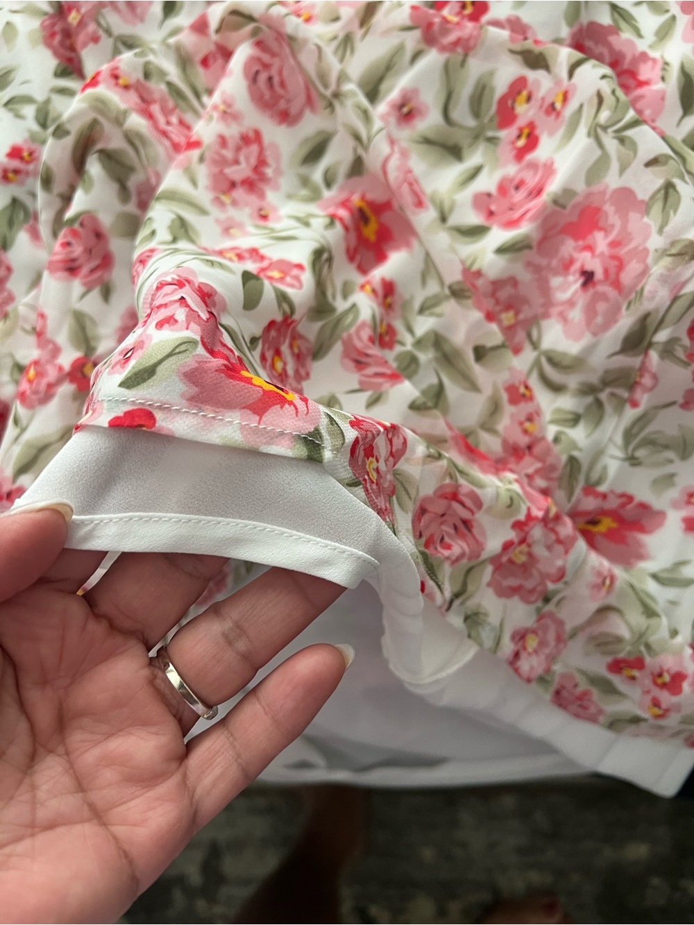 Bardot Pink & Green Floral Dress - Picture 8 of 9